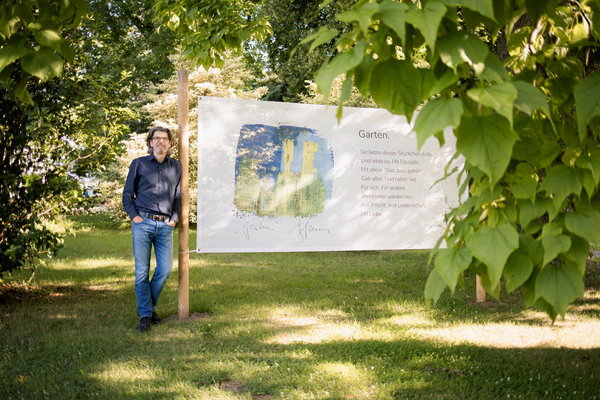 „Garten.“ | Original-Banner Grugapark Essen 2022